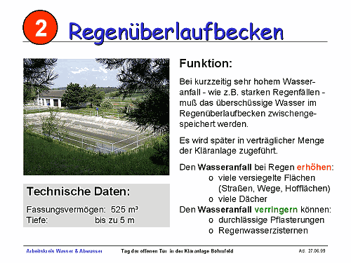 Regenberlaufbecken