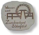 Schild der Bhmfelder Gruppe am Wasserhaus