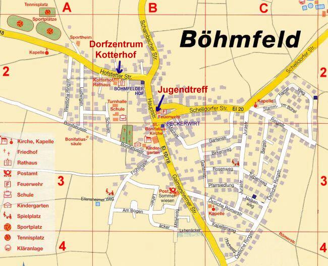 Ortsplan Bhmfeld