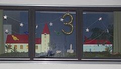 Adventsfenster in der Gemeidnekanzlei