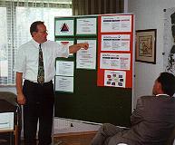 BMOstermeier erlutert die Bhmfelder Lokale Agenda 21